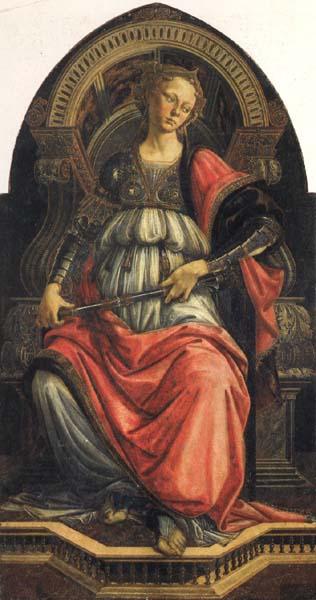 Sandro Botticelli Fortitude oil painting picture